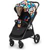 kk Kinderkraft Kinderkraft GRANDE PLUS Passeggino Leggero dalla Nascita fino 22 kg, Pieghevole con una Mano, Posizione Sdraiata, L'ammortizzazione su Tutte le Ruote, Cappottina XL, Happy Shapes