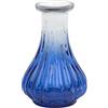 Talking Tables Souk - Vaso per boccioli in vetro riciclato, 10 cm, colore: Blu