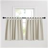 PONY DANCE Tende Corte Oscuranti per Interni con Passanti 2 Pezzi 140x90 CM Tende Termiche Isolanti Camera da Letto e Cucina per Interni, Beige Chiaro