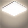 Dehobo Plafoniera LED Soffitto Quadrata 48W, Lampada da Soffitto LED Bianco Neutro 4500K, Plafoniera Led Soffitto Moderna per Bagno Cucina Camera da Letto Sala Soggiorno Corridoio Ufficio