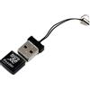 ODETOJOY 1 PC Computer Card Reader Mini Super Speed USB 2.0 Micro SD/SDXC TF Card Reader Adapter (nero)