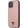 Guess GUHCP12LVSATMLPI - Custodia Saffiano per iPhone 12 Pro Max 6,7, colore: Rosa