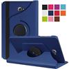 SOTEFE® 360 Degree Custodie Samsung Tab A 10.1 - Cover per Samsung Galaxy Tab A6 10.1'' SM-T580N/T585N Case Smart Protezione con Supporto Sonno/Sveglia Funzione + Pellicola Protettiva - Blu Scuro