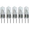 UGEFKMQ 5Pc Lampadine Alogene G4 24V 50W Dimmerabile Bianco Caldo Capsula Lampadina Alogena G4 24V10W Per Luci Da Binario, Luci Paesaggistiche,50 W