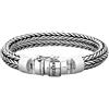KUZZOI Buddha Design bracciale da uomo in argento Sterling 925 massiccio, larghezza di 11 mm, codice articolo 335103-021