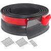 YQBFTC 6M Guarnizione Porta Garage Basculante,Soglia Porta Antipioggia,Universale Guarnizione per Porta Garage,Striscia di Ricambio Resistente Alle Intemperie Gomma,Mantieni il tuo Garage Asciutto