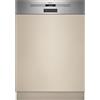 Neff S245ECS15E, N 50, lavastoviglie Smarter XXL parzialmente integrata 60 cm, lavastoviglie con cassetto portaposate, Open Dry, pulizia forte con Chef 70ºC, cestello superiore regolabile in altezza