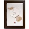 aFFa frames, Hekla, cornice per foto in MDF, facile da pulire, rettangolare, con fronte in vetro acrilico, nero, A4, 21x29,7 cm