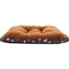 YOUCAI Cuscino per Cani, Peluche Morbida e Soffice, Base Antiscivolo, Lettino per Cani, Lavabile in Lavatrice, Materassino Cane, Imbottitura Soffice, Tappetino per Animali di Peluche,Caffè,35x30cm