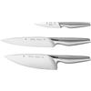 WMF - Set di 3 coltelli da Cucina Professionali in Acciaio Inossidabile, Edizione Chef