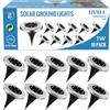 HYBEC - Luci Solari da Giardino da Terra, Lampade Esterno, Faretti, Lampada a Terra (Pack 10)
