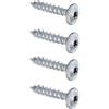 Alberts 338220 Viti per legno Speed | Ruspert argento | Ø7 x 40 mm | Set di 4