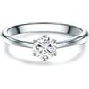 Trilani Solitario da Donna in Argento Sterling 925