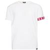 DSQUARED2 T-Shirt Bianca da Uomo con Banda Elastica sulla Manica XXL