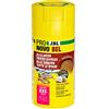 JBL PRONOVO BEL GRANO, mangime base per tutti pesci d'acquario 1-3 cm, pellet per pesci, dosatore a clic, taglia XXS, 100 ml