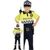 FIESTAS GUIRCA Costume da Poliziotto Locale per Bambino S1-(5/6 Anni)