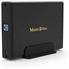 ManxData 2TB USB 3.0 Esterni Hard-Disk per XBOX ONE/PS4/Finestre PC/Mac, Nero