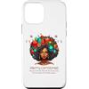 Black Girl Christmas Miracle Holiday Gif Custodia per iPhone 12 mini Ragazza nera magica pelle marrone ragazze melanina sorella di Natale