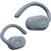 JVC HA-NP40T-A, cuffie Nearphones True Wireless Open-Ear con ganci per l'orecchio Pivot Motion, magnete al neodimio da 16 mm, Bluetooth 5.4, 26 ore di riproduzione - Blu
