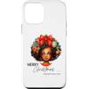 Black Girl Christmas Miracle Holiday Gif Custodia per iPhone 12 mini Ragazza nera magica pelle marrone ragazze melanina sorella di Natale