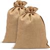 La Cordeline ACJN120S-L2, Confezione da 2 Sacchetti in Tela di Iuta, 425 g/m², 10 kg, Colore: Naturale
