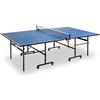 JOOLA Innside 13 Tavolo da Ping Pong per Interni, Base Pieghevole, Montaggio Rapido, Rete Inclusa, Unisex-Adult, Blu, 274 x 152.5 x 76 cm