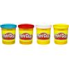 HASBRO ITALY Srl Hasbro Play-Doh - Set 4 Vasetti di Pasta da Modellare Colorata