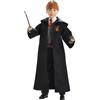 Mattel Harry Potter - Ron Weasley, personaggio da collezionare alto 27 cm, con uniforme di Hogwarts, morbido mantello e bacchetta di Grifondoro inclusi, giocattolo per bambini, 6+ anni, FYM52