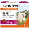 Frontpro - Antiparassitario Cani 2-4 Kg Confezione 3 Compresse