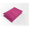 HOME ZEN HOUSEHOLD LINEN coppia di federe copricuscino art candy copriguanciale per cuscino da letto 50x80cm in fibra di cotone con chiusura laterali a bottone colorati tinta unita colore rosone fucsia