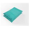 HOME ZEN HOUSEHOLD LINEN coppia di federe copricuscino art candy copriguanciale per cuscino da letto 50x80cm in fibra di cotone con chiusura laterali a bottone colorati tinta unita colore verde smeraldo