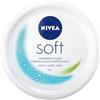 NIVEA Soft Crema per la cura del corpo idratante multiuso (1 x 100 ml), barattolo di crema per il corpo con idratazione intensa, cura del corpo contenente olio di jojoba e vitamina E