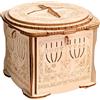 ESC WELT Wooden Secret Lock Puzzle Box - Scatola regalo creativa - Set di scatole in legno 3D - Set di puzzle in scatola regalo - Scatola regalo per adolescenti e adulti, puzzle in legno 3D