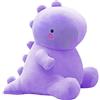 OUKEYI Peluche adorabile di dinosauro, bambola di peluche morbida, animali di peluche per regali di compleanno per bambini, ragazze e ragazzi, rosa, 30 cm (viola) …
