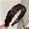 Ever Fairy Cerchietto per capelli da donna, coda di pesce, treccia, fascia per capelli, per feste, matrimoni, copricapo, fascia per capelli per donne e ragazze (cinque fili marrone scuro, taglia unica)