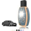 Cover Portachiavi Mercedes In Lega Di Zinco: Protezione 360° Con Effetto Notte Fluorescente (Argento)