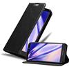 Cadorabo Custodia Libro compatibile con Motorola Moto E5 PLUS in NERO DI NOTTE - con Vani di Carte, Funzione Stand e Chiusura Magnetica - Portafoglio Cover Case Wallet Book Etui Protezione