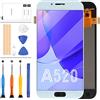 LADYSON Sostituzione dello Schermo per Samsung Galaxy A5 2017 LCD Touch Screen Digitizer Vetro Assemblea Completa A5 2017 A520 SM-A520F A520F/DS A520K A520L A520S Display 5.2 (Non AMOLED) (TFT Blue)