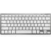 Ewent Ew3160 Tastiera Bluetooth 3 Keyboard Wireless Italiana Compatibile con Dispositivi iOS Come iPad, iPhone, Mac, Dispositivi Android e Windows Pc, Colore Argento/Bianca