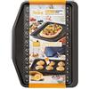 Decora, 0125741 Piastra Crisp&Fry Antiaderente, Dim. 41 X 31,5 X 2,5 H cm, Linea Bake&Cook, ideale per preparazioni dolci e salate, resistente fino a 250°C