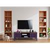 Hanah Home Supporto per TV, MDF, Lilla, Taglia Unica