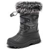 DREAM PAIRS Bambino Bambina Stivali da Neve Invernali Impermeabile Stivali per Ragazzi e Ragazze,Size 37.5,Viola,KSNOW