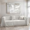 Il Tuo Artigiano Design Telo copritutto cotone - Telo copridivano 3 posti e 2 posti, Copriletto singolo e Copriletto Matrimoniale made in Italy - Copri Divano Artigianale (Beige, 260x280 cm)