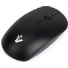 VulTech MW-08 Mouse Wireless Ottico 1600 DPI Senza Fili, 2.4GHz con batteria interna ricaricabile, click silenzioso, ambidestro, per Notebook/PC/Laptop/MacBook, Nero