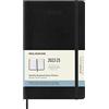 Moleskine Agenda Mensile 2022-2023, Agenda 18-Mesi, Agenda Mensile con Copertina Morbida Monthly, Formato Large 13 x 21 cm, Colore Nero