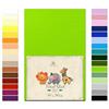 Soft Dream Lenzuolo con angoli elasticizzati da 80 x 180 cm, qualità premium, 100% cotone pettinato jersey con angoli elasticizzati per letto dei bambini, certificato OekoTex, made in EU, lime