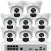 UNIARCH KIT videosorveglianza con 4 telecamere 4MP dome audio NVR 8 canali 5MP HDD 1TB