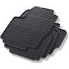 Mossa Tappetini auto in gomma compatibili con Ford Mondeo IV Hatchback, Station Wagon, Berlina (2007-2014) - tappeti gomma neri