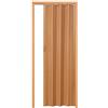 tectake® Porta a Soffietto PVC, Divisorio per Ambienti, Impermeabile, Facile da Pulire, Porta Interna Con Chiusura Magnetica, 80 x 203 cm - Noce