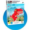 Cefa Toys PIX BRIX Pixel Art Dinosauri T Rex 397 Pezzi, Assortito, Piccolo